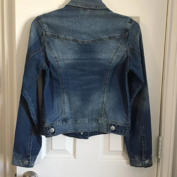 Dark Wash Mossimo Supply Co Denim Jacket - Picture 2 of 3